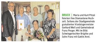 Wir präsentieren ihnen in einer großen sammlung zahlreiche wundervolle zeilen, mit denen sie auf ganz besondere. Diamantene Hochzeit Fur Ehepaar Pitzal Volkspartei Bruck An Der Leitha