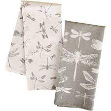 Karma Gifts Tea Towels Set Of 2 Dragonfly Dragonfly Decor Karma Gift Gift Tea