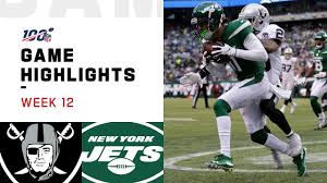 You'll receive email and feed alerts when new items arrive. Raiders Vs Jets Week 12 Highlights Nfl 2019 Youtube