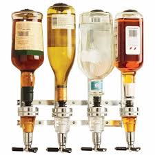 Aluminum Alloy Wall-mounted Dosing Dispenser Cocktail Bartender Wine Head,  Specification:Quantitative 30 ml