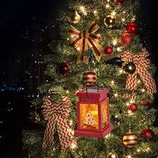 Get it as soon as thu, mar 25. Christmas Decorative Lantern 2 Pack Solar Candle Lanterns Outdoor Solar Hanging Lights Flickering Effect Led Tabletop Lamps With Christmas Tree Pattern For Xmas Holiday Party Decor Red White Pricepulse
