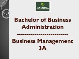 Geteducated compared 119 business administration bachelor's degree programs from 87 regionally accredited online schools to create this best buy ranking. Ppt Bachelor Of Business Administration Business Management 3a Powerpoint Presentation Id 6705340