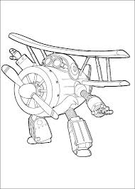 Baggage tug at the airport. Printable Coloring Pages Super Wings 5