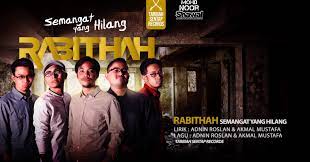 Nanti aku disana diufuk pemikiran lalu menghayatinya. Lirik Rabithah Semangat Yang Hilang
