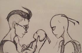 Is Our Baby Clone Is The Right Word For Venus Our Baby Zim Yeah Our Baby So Zim Created A Hybrid Human Irken Ba Invader Zim Anime Nerd Invader Zim Dib