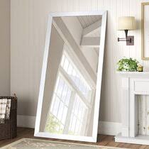 • floor standing mirror | full length floor mirrors & long mirror. Cream Floor Mirror Wayfair