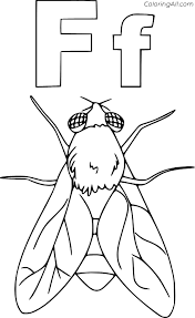 Hi people , our most recent coloringsheet which you coulduse with is fly coloring page, posted in flycategory. F Is For Fly Coloring Page Coloringall