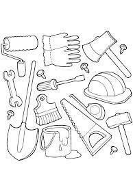 Click the download button to find out the full image of construction tools coloring page printable, and download it for a computer. Construction Tools Color Page 1001coloring Com