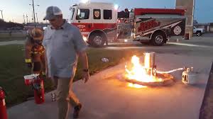 Footage taken at the scene showed firefighters trying to extinguish the fire as smoke billowed. Thibodaux Firefighters Demonstrate How Not To Fry A Thanksgiving Turkey