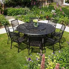 Extraordinary Large Round Table Garden Furniture