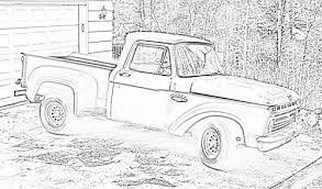 Old Ford Pickup Pencil Sketch Old Trucks Old Ford Truck Truck Art