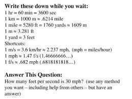 It is commonly used to measure the distance between places in the united states and united kingdom. Dimensional Analysis Problems Ppt Download