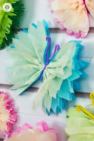 Making a gift bag look good is really simple. Tissue Paper Butterflies Fun Paper Craft Diy