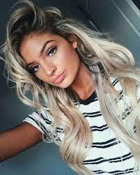 Love The Color Or Her Hair And Her Makeup Hair Styles Blonde Hair Color Long Hair Styles