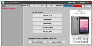 The script used in the explanation is another link to my blog on blogger. Ay Dev Tools V3 Samsung Ans Zte Lg Android Frp Network Unlock Etc