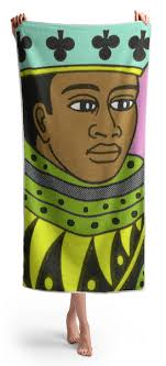 African Jack Bath Towel by CSA Images