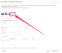 Follow the process as usual, but this time you will be able to see the none link in the payment options. How To Open A Us Itunes Account Without Credit Card Iphone In Canada Blog