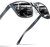 Men's Retro Metal Frame Driving Polarized Sunglasses For Men ...