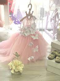 Baby Dress Butterflies First Birthday Butterflies Theme Party Dress Butterfly Tutu Fluffy Formal Pink Dress 3d Butterfly Fancy Tulle Dress In 2021 Flower Girl Dresses Pink Baby Dress First Birthday Dresses