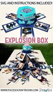 We have all experienced it….the box finally arrives at our door. Explosion Tower Box Pazzles Craft Room Birthday Explosion Box Explosion Box Exploding Box Template