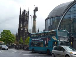 Newcastle City Centre Haymarket Metro Station And St Thomas Church Newcastle Newcastle Upon Tyne Northumbria University