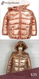 Use a white pearl base coat to bring the gold intensity out even more; Rose Gold H M Puffer Coat Puffer Coat Clothes Design Puffer