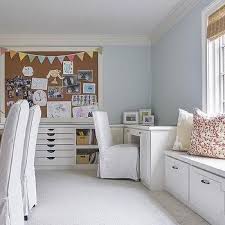 And putting an informative bulletin board in the staff room, well, that just makes sense. Craft Room Cork Bulletin Board Design Ideas