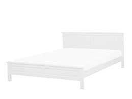 Struttura letto matrimoniale usata in vendita in arredamento e casalinghi: Letto Matrimoniale In Legno Bianco 180x200cm Olivet Beliani It