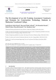 Now, if you've joined fairly recently there's a pretty good chance you have never experienced the vaulting. Pdf The Development Of On Job Training Assessment Constructs And Elements For Construction Technology Students In Malaysian Vocational College