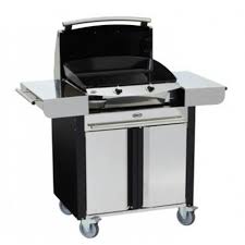 Plancha Capot Eno 60 Cm Sur Chariot Eno Gas Grill Kitchen Cart