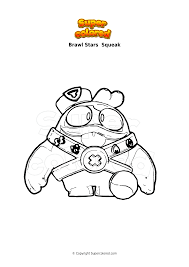Tego pina i nie tylko znajdziesz na tablicy pary użytkownika malgorzata rzekanowska. Ausmalbild Brawl Stars Squeak Supercolored Com