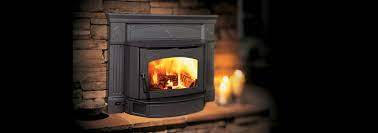 Round cast stone wood burning fire pit, natural stone: Hi2450 Non Catalytic Cast Iron Wood Insert By Regency