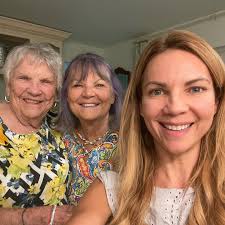 3 Generations! 💗💗💗 Me, My Mom & My Grandmother (And yes my mother who  told me to never get a tattoo or dye my hair, now has a tattoo & purple  hair! 💜)