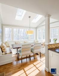 Want to close out the conversation going on in the family room while you have your own in the kitchen? 27 Dining Rooms With Skylights That Steal The Show