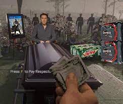 Press 'f' to pay respects. Press F To Pay Respects Know Your Meme