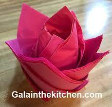 How To Fold Paper Napkin Fancy Way Paper Napkin Folding Fancy Napkin Folding Cloth Napkin Folding