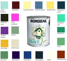 Ronseal Garden Furniture Paint Colour Chart Home Decor Ideas