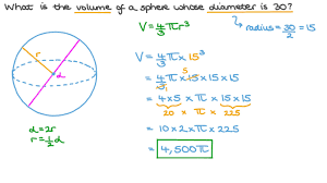 See full list on calculatordonkey.com Question Video Finding The Volume Of A Sphere Given The Diameter Nagwa