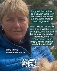 Cathy signed the DEM petition in good faith