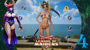 Let's Play League of Maidens Part 4 Bikini Time! 