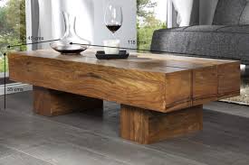 Midcentury rustic log plank coffee table is the ideal choice for the mountain cabin, lake house, or southwest decor! Wood Dekor Rony Solid Sheesham Wood Log Design Coffee Table With Natural Finish Amazon In Furniture