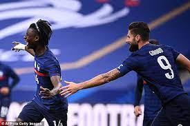 International match match france vs ukraine 07.10.2020. France 7 1 Ukraine Olivier Giroud Marks 100th Cap With Brace In Rout