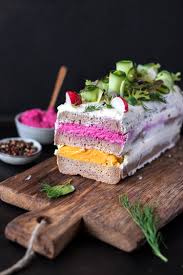 Schwedische Brottorte Smorgastarta Glutenfrei Und Vegan Rezept Herzhafte Kuchen Brottorte Lebensmittel Essen