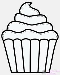 Dibujos De Cupcakes Para Colorear