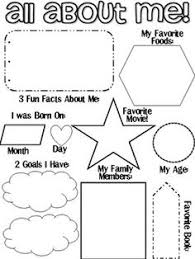 All about me worksheet free printable. First Day Of School First Day Of School Activities Ks1