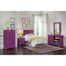 Mission oak ii queen storage bedroom set. Kids Bedroom Kids Bedroom Sets Raspberry 171 5 Pc Twin Panel Kids Bedroom Set At Seaboard Bedding