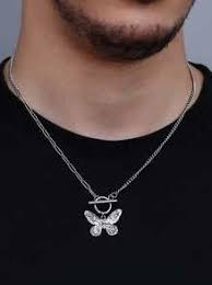 With an inexpensive kit and a little imagination, these butterfly necklaces from diy network will really take flight. Men Butterfly Pendant Necklace Shein Eur