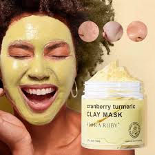 Flora Ruby Clay Mask Deeply Cleanse Nourishes Remover Excess Oil Moisturize  Anti Acne Clarifying