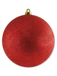 Download this free vector about hanging christmas baubles card, and discover more than 10 million professional graphic resources on freepik. Large Display Glittered Red Bauble Decoration 20cm Large Decor Inflatables Buy Online From The Christmas Warehouse