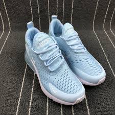 Adaptable Nike Air Max 270 Retro White Glacier Blue And White Women Sneaker Shoes Walking Ah8050 410 Womens Sneakers Nike Air Max Shoes Sneakers
